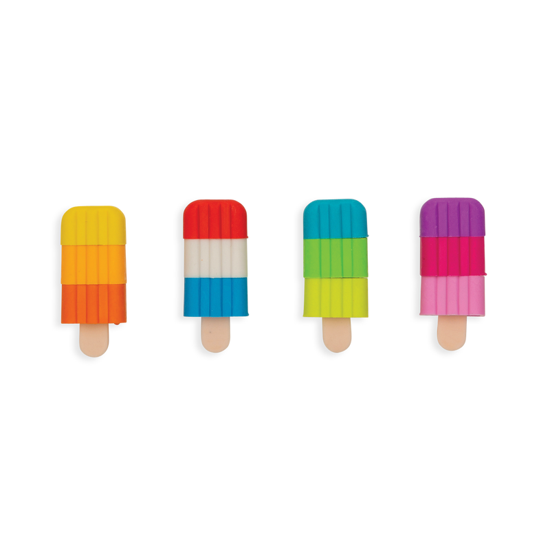 Icy Pops Fruit Scented Puzzle Erasers