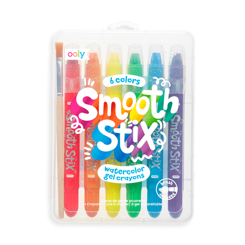 Smooth Stix Watercolor Gel Crayons | 6 Pack