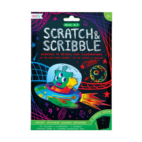 Scratch & Scribble Mini Kit | Wacky Universe