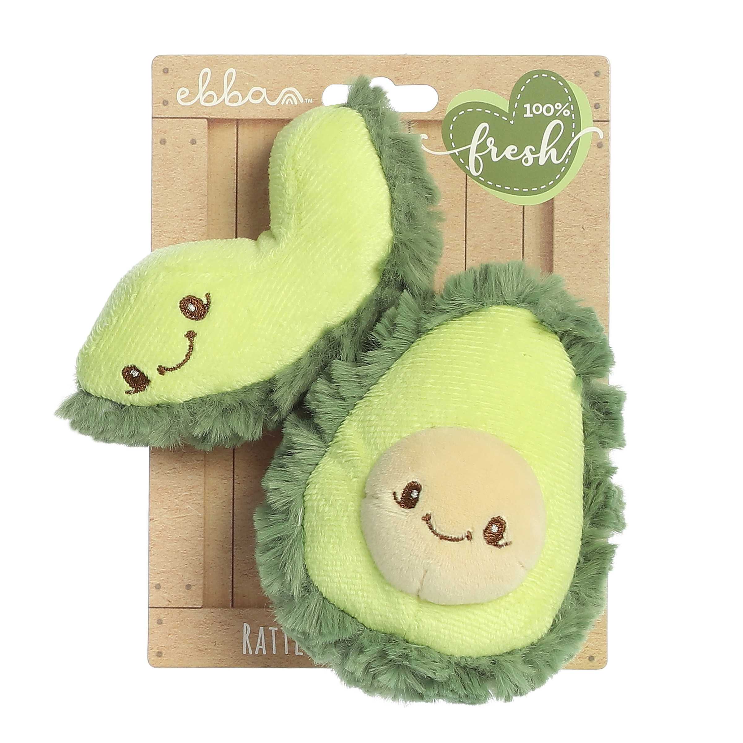 Avocado Rattle & Crinkle Set | Ebba Precious Produce