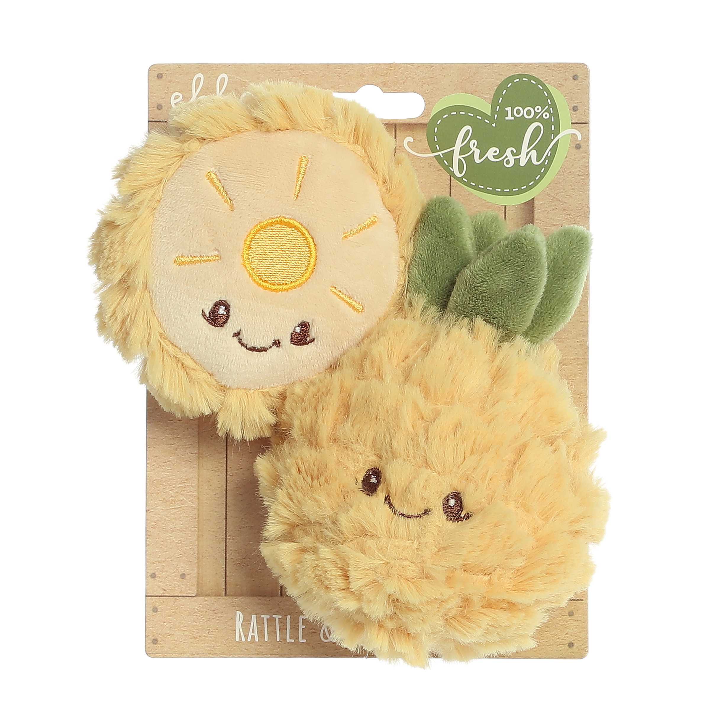 Pineapple Rattle & Crinkle Set | Ebba Precious Produce