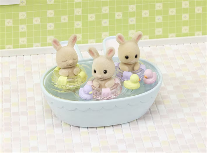 Calico Critters | Triplets Baby Bathtime Set