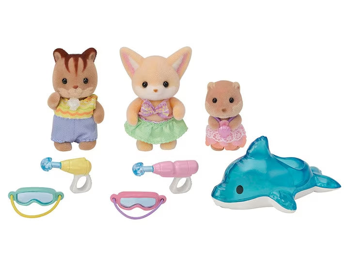 Calico Critters | Nursery Friends Pool Fun Trio