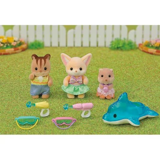 Calico Critters | Nursery Friends Pool Fun Trio