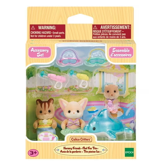 Calico Critters | Nursery Friends Pool Fun Trio