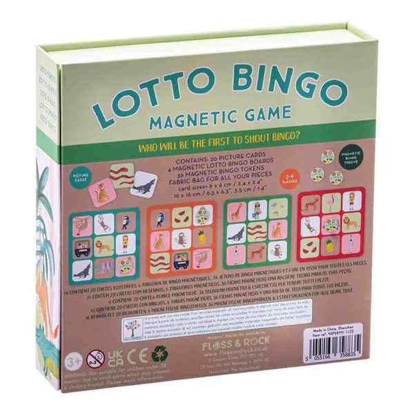 Magnetic Lotto Bingo | Jungle