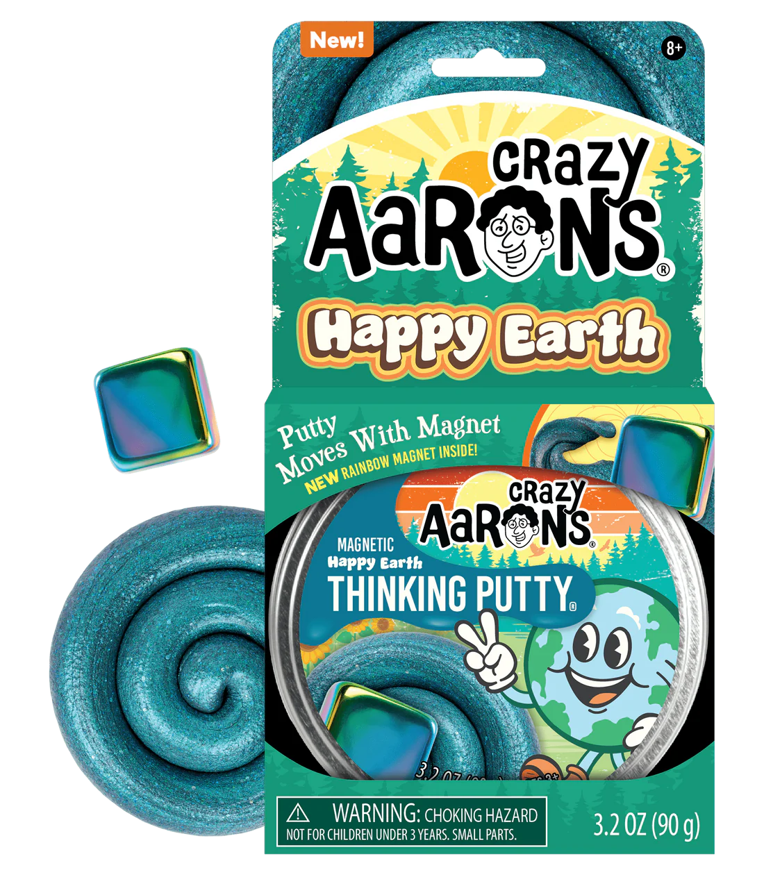 Crazy Aaron's Thinking Putty Magnetic Storms | Happy Earth