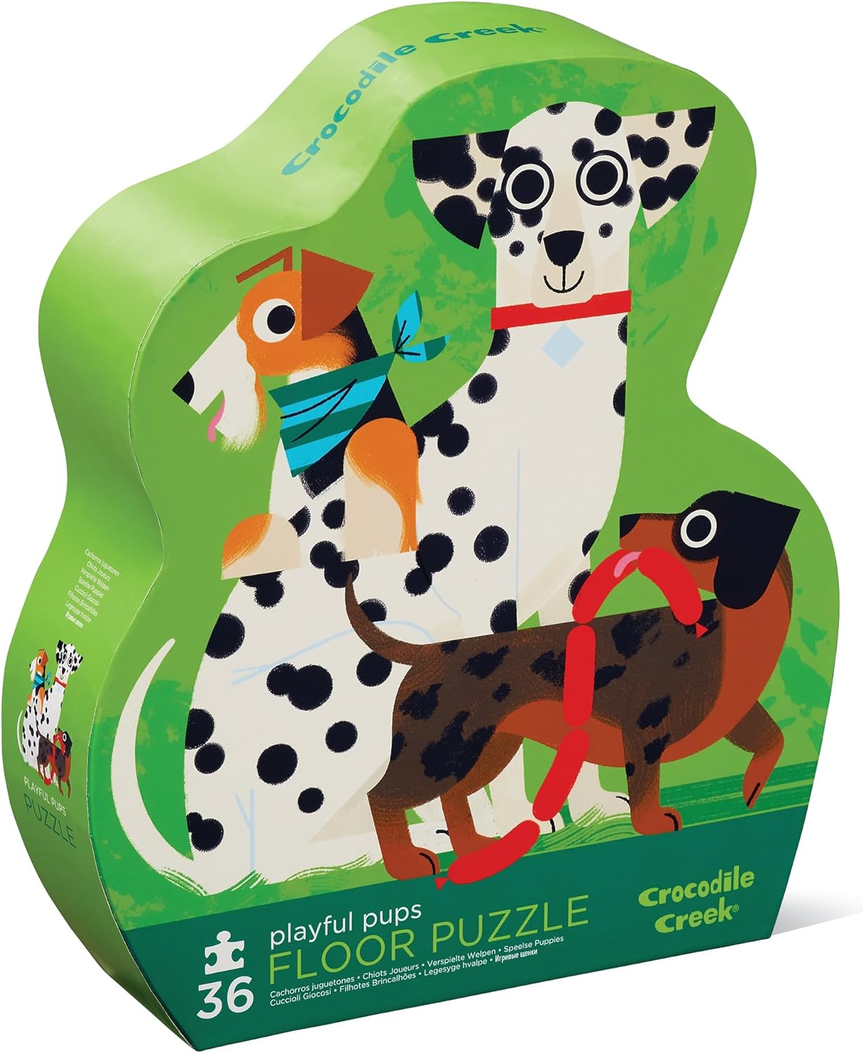 Playful Pups 36 Piece Crocodile Creek Floor Puzzle