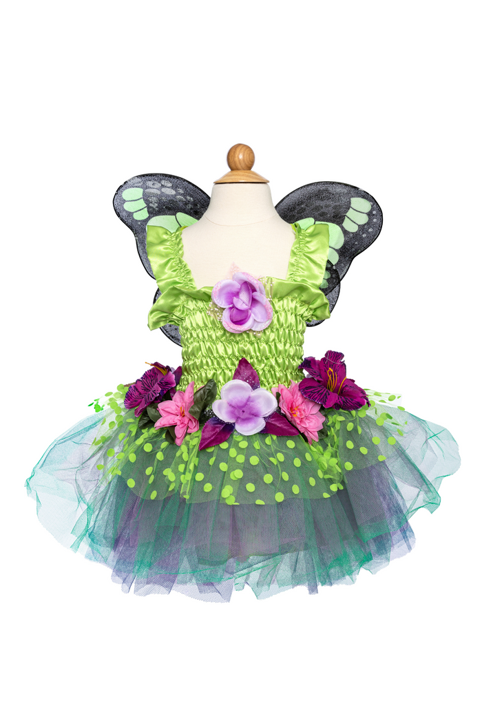 Green Fairy Blooms Deluxe Dress
