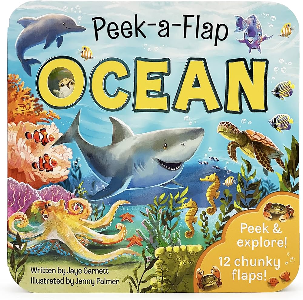 Ocean | Peek A Flap Board Book