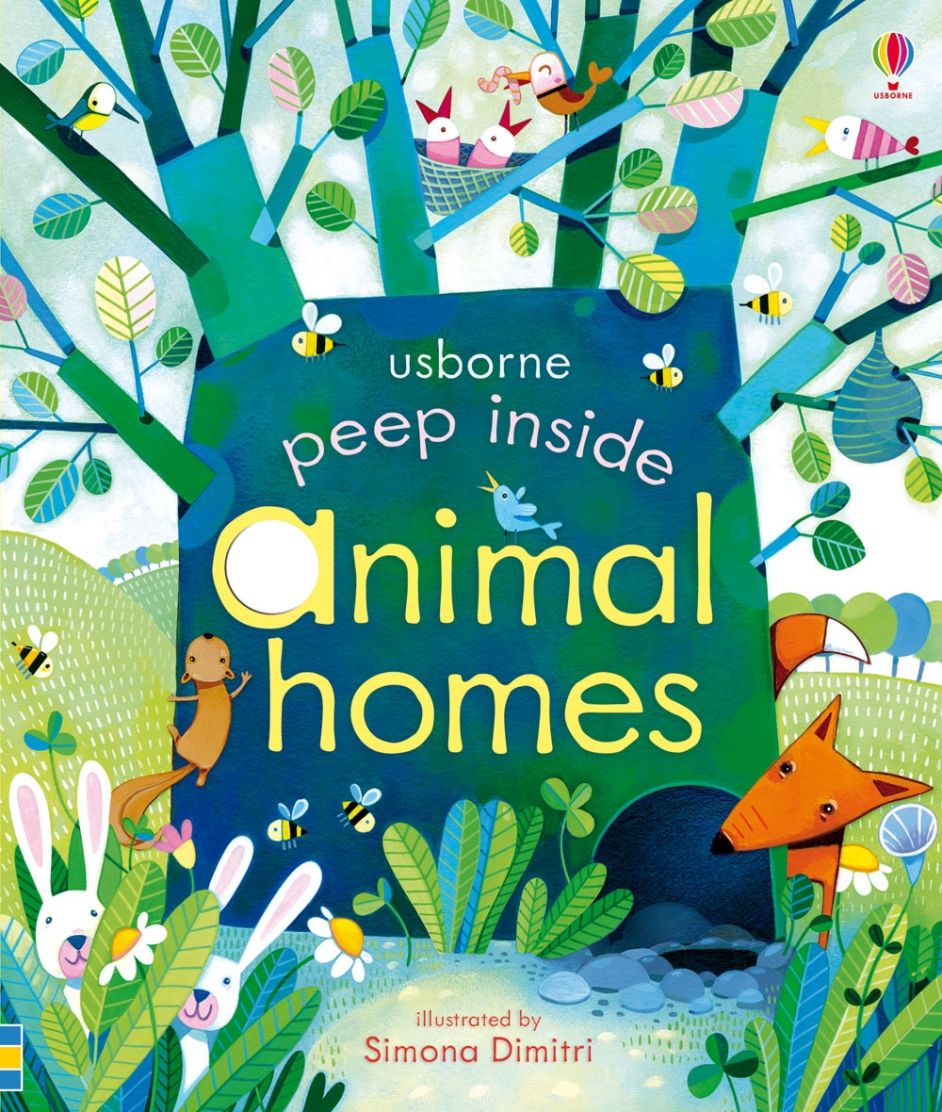 Peep Inside Animal Homes | Usborne Board Book