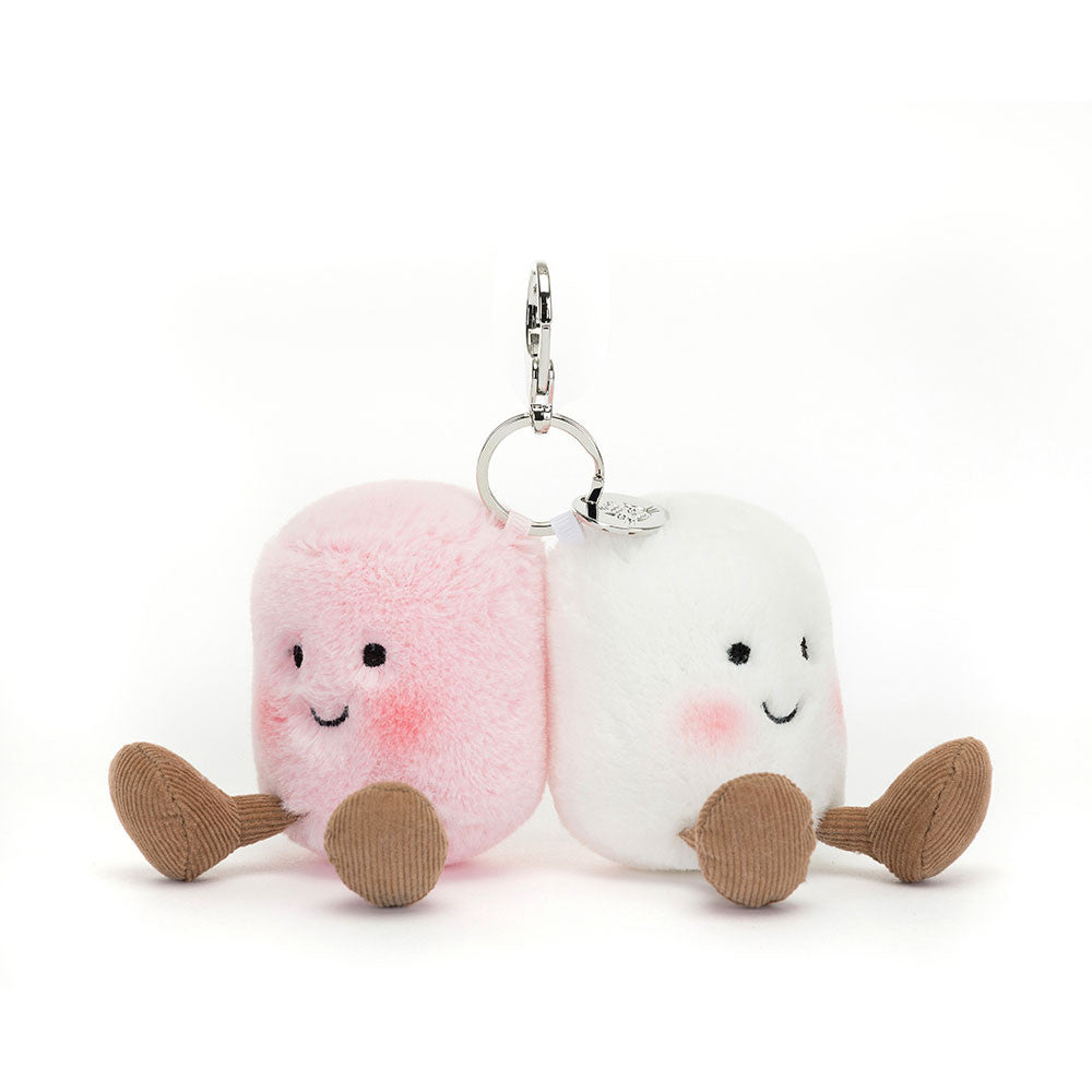 Amuseable Pair of Marshmallows Bag Charm | Jellycat