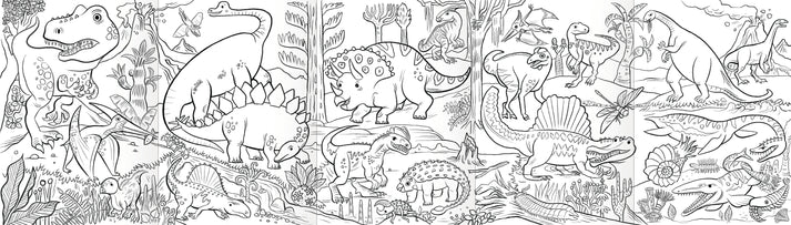 Dinosaurs Mini Mural | Eeboo