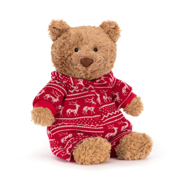 Bartholomew Bear Winter Pyjamas | Jellycat