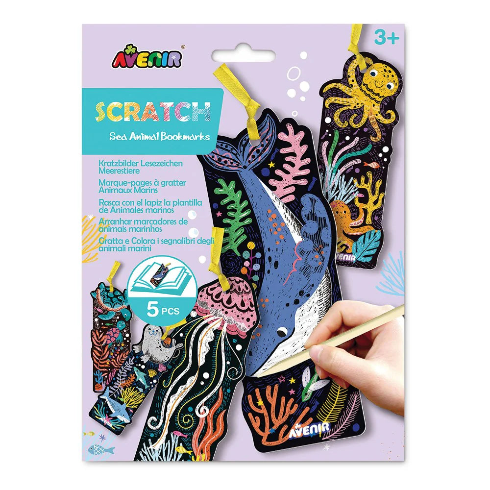 Sea Animal | Scratch Bookmarks