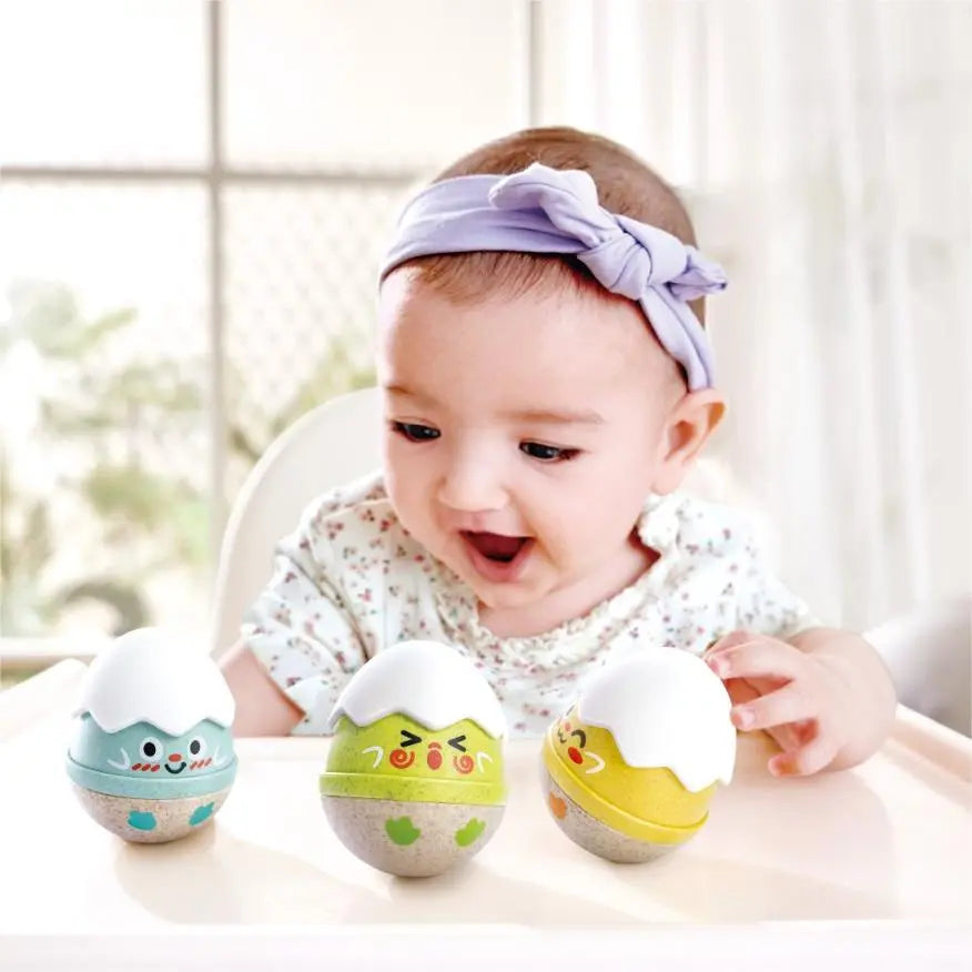 Happy Hatchlings Wobble Rattles | Hape