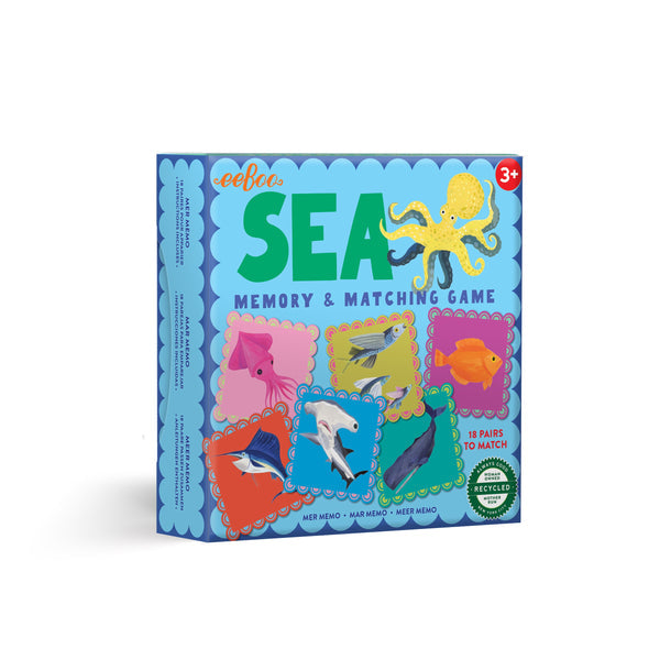 Sea Animals Memory & Matching Game | Eeboo