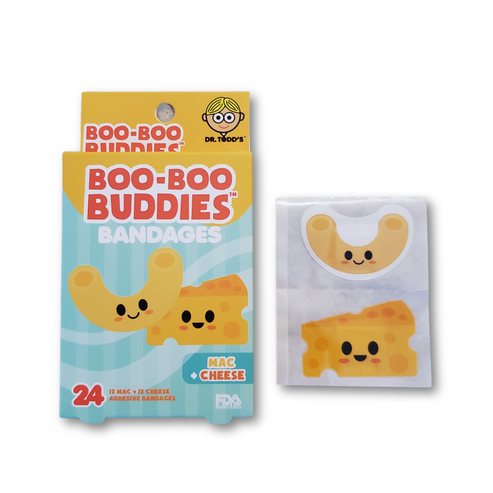 Mac & Cheese | Boo Boo Buddies Bandages