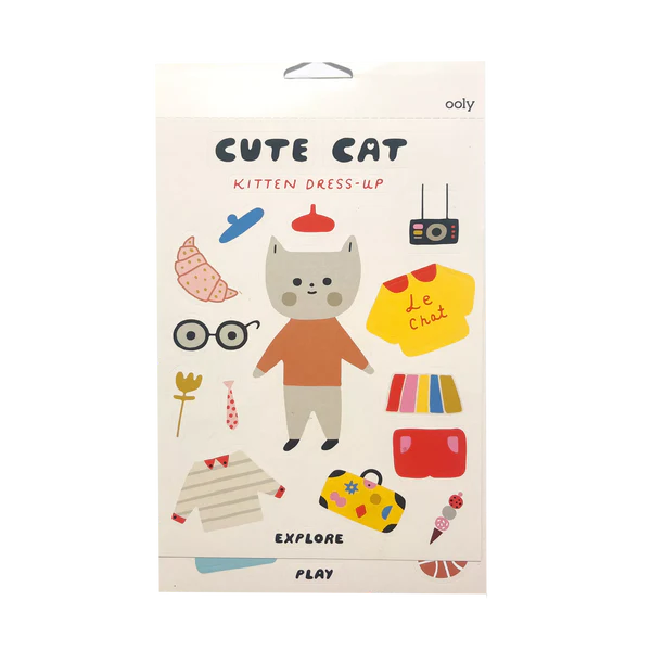 A Whole Lotta Stickers! Sticker Book | Dress Up Cats
