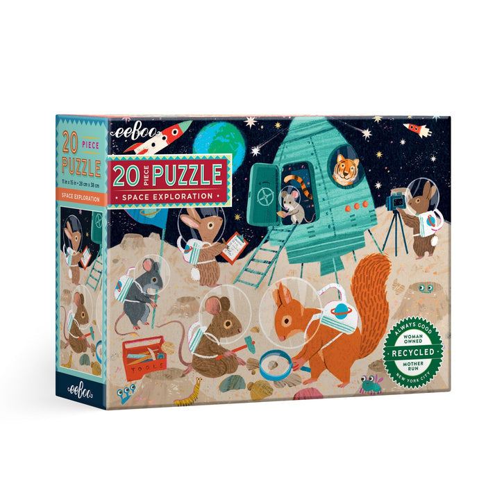 Space Exploration 20 Piece Eeboo Puzzle