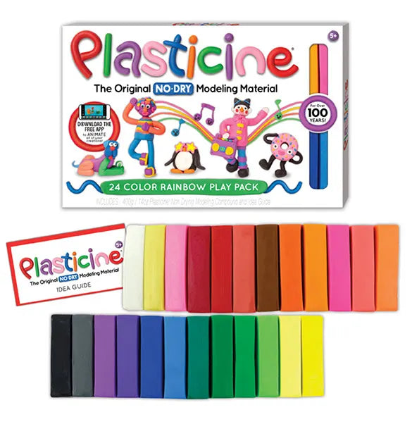 Plasticine | 24 Color Rainbow Play Pack