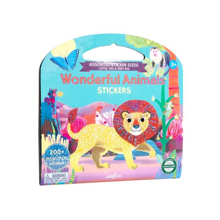 Wonderful Animals | Eeboo Shiny Sticker Book