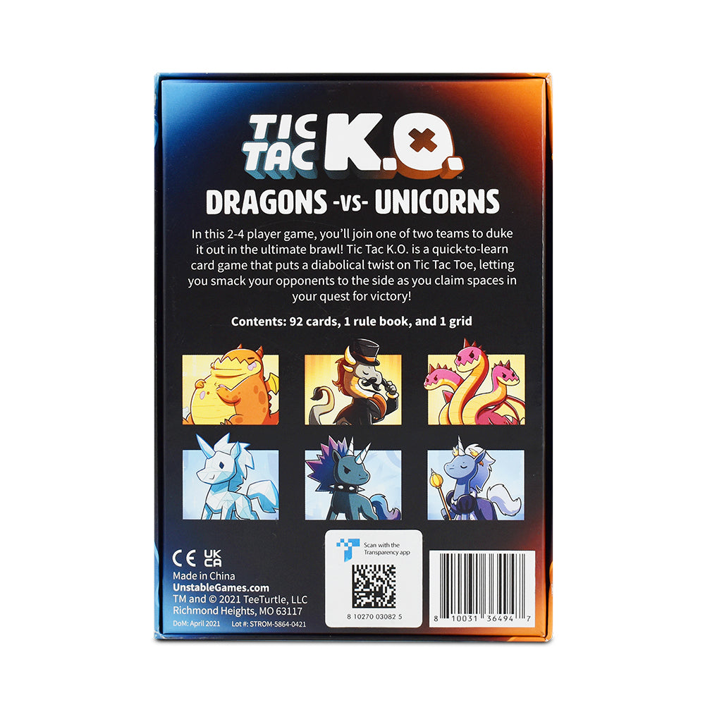 Tic Tac K.O. | Dragons VS. Unicorns