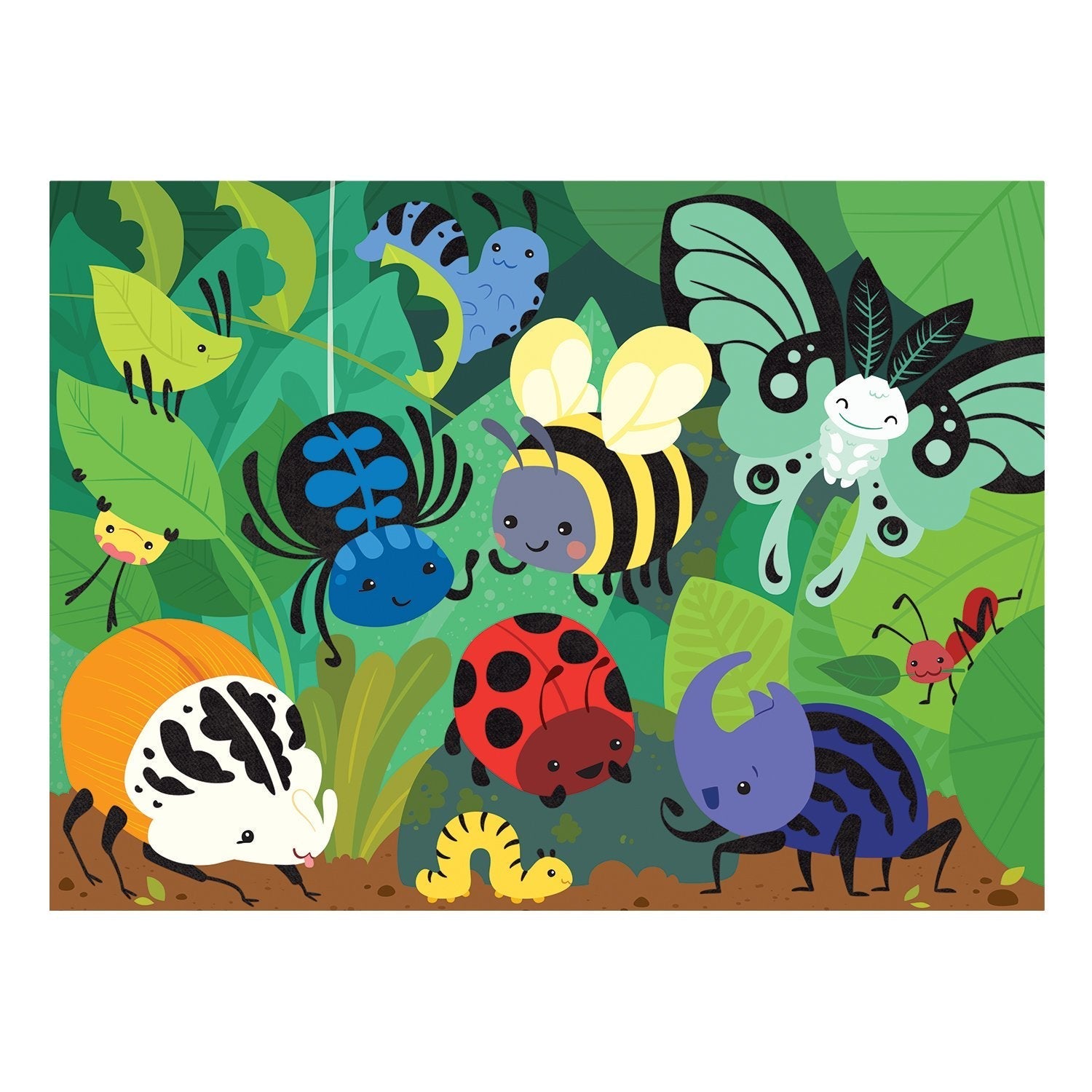 Beetles & Bugs Fuzzy 42 Piece Mudpuppy Puzzle