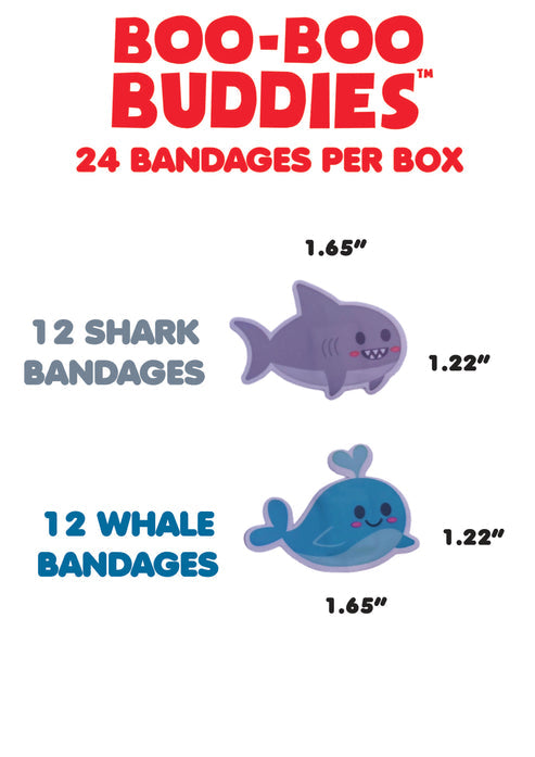 Shark & Whale | Boo Boo Buddies Bandages