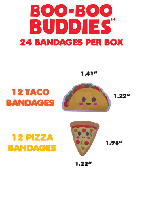 Pizza & Taco | Boo Boo Buddies Bandages
