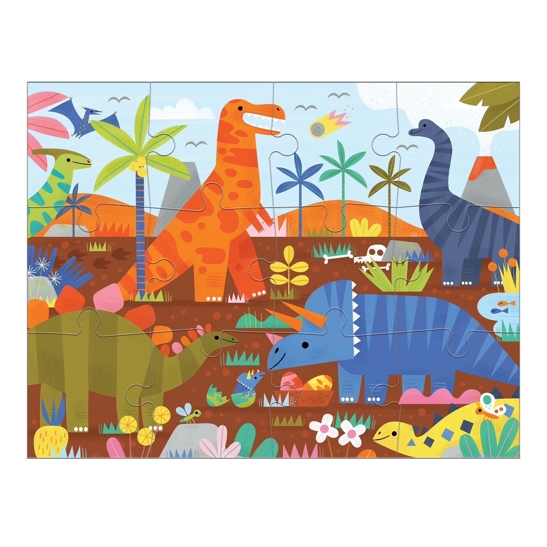 Can You Spot? Dino Park 12 Piece Mudpuppy Puzzle