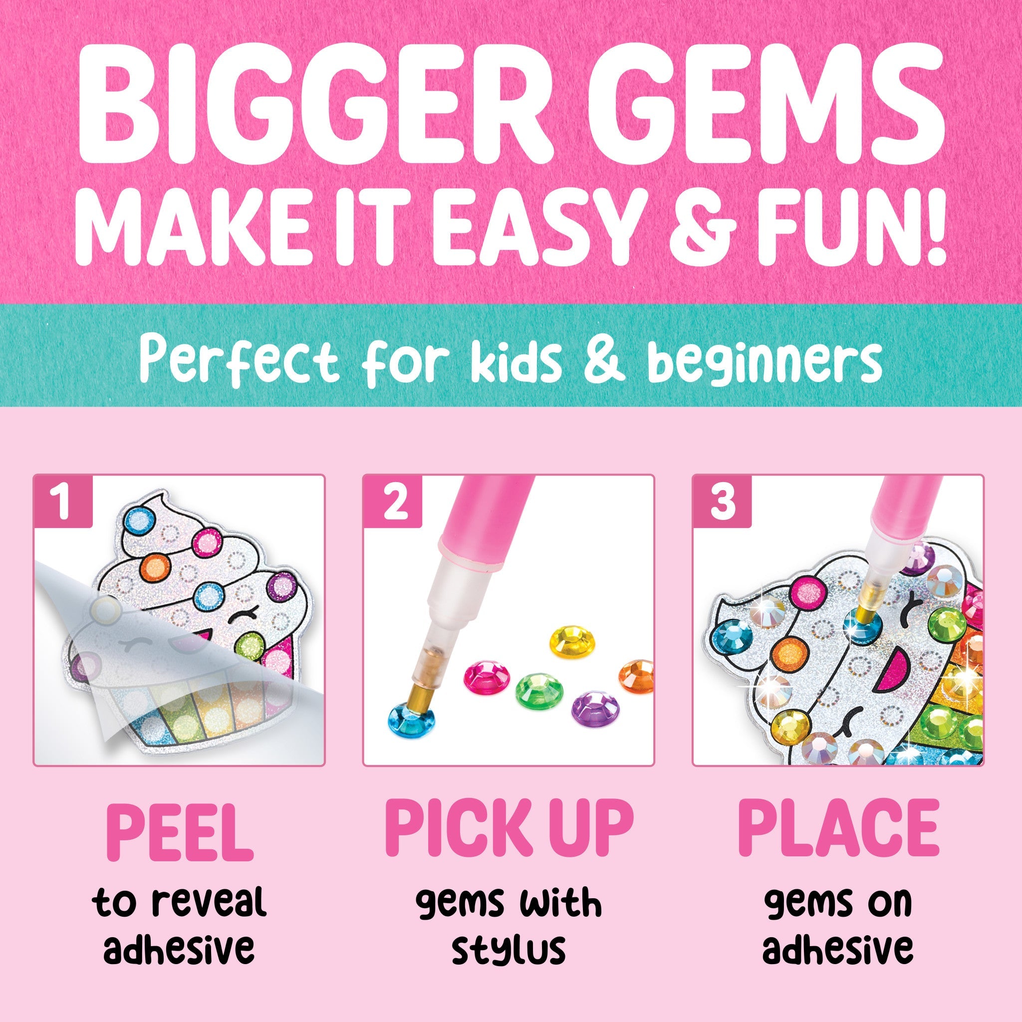 Big Gem Diamond Painting Stickers | Creativity For Kids