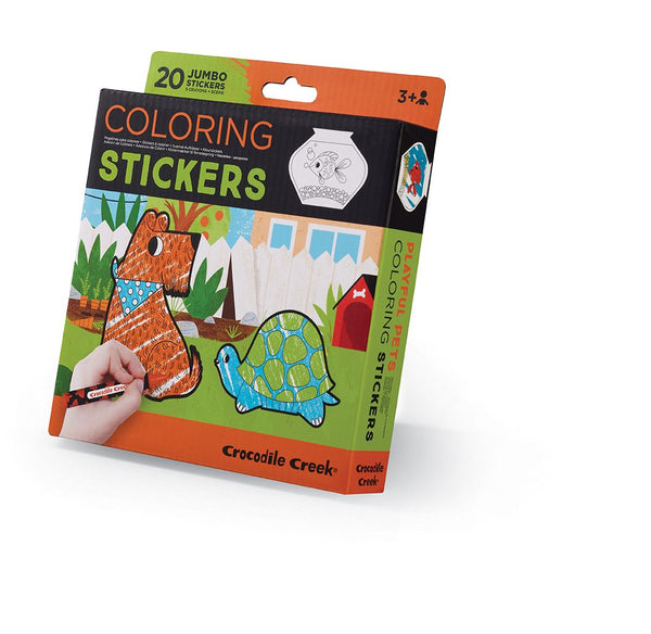 Coloring Stickers | Playful Pets