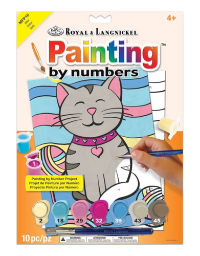 My First Painting By Numbers | Kitten