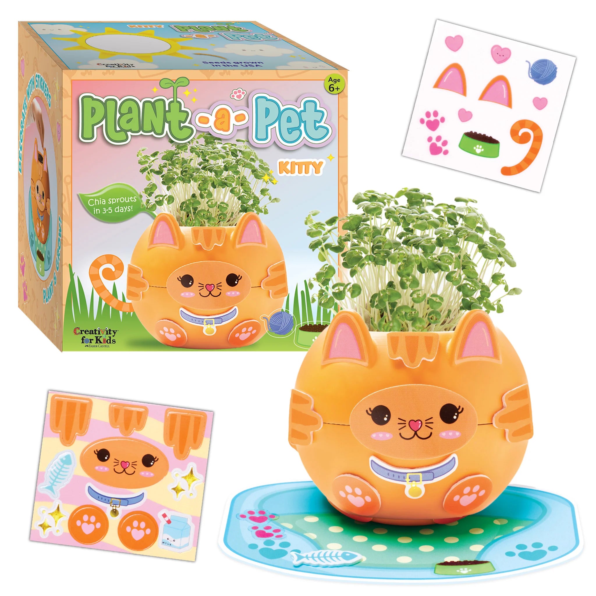 Plant A Pet Kitty | Creativity For Kids