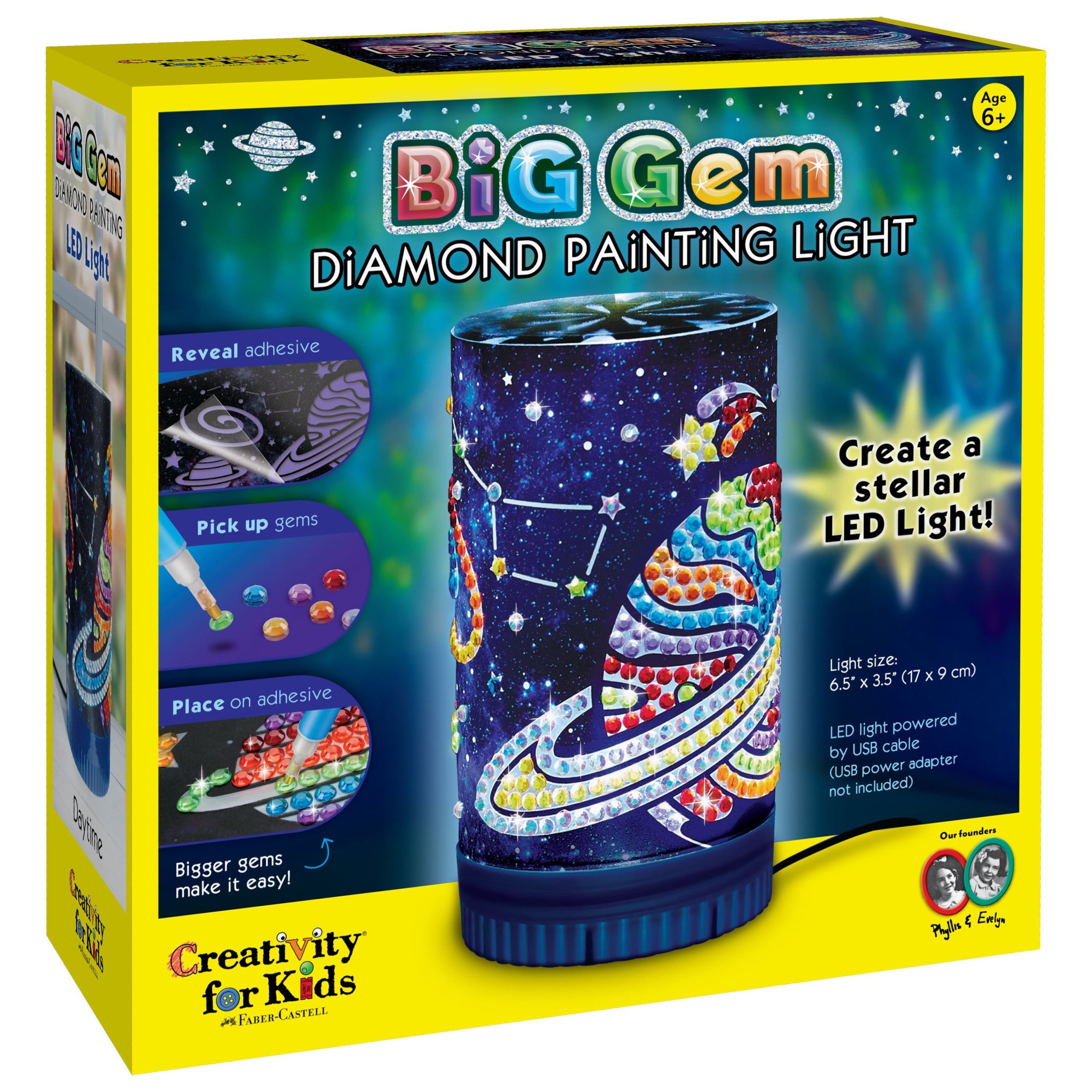 Big Gem Diamond Painting Light | Creativity For Kids