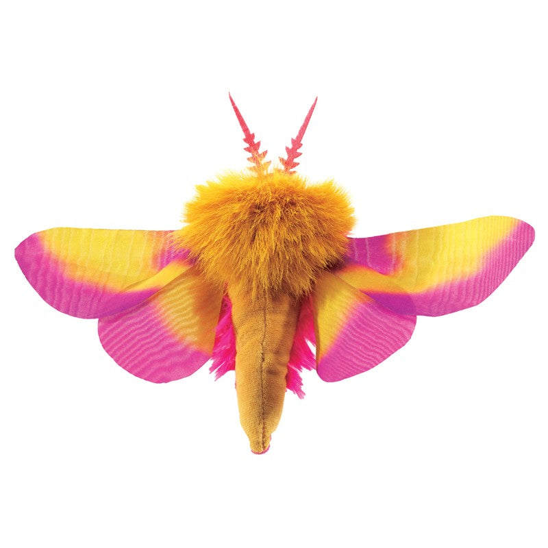 Mini Rosy Maple Moth Finger Puppet | Folkmanis