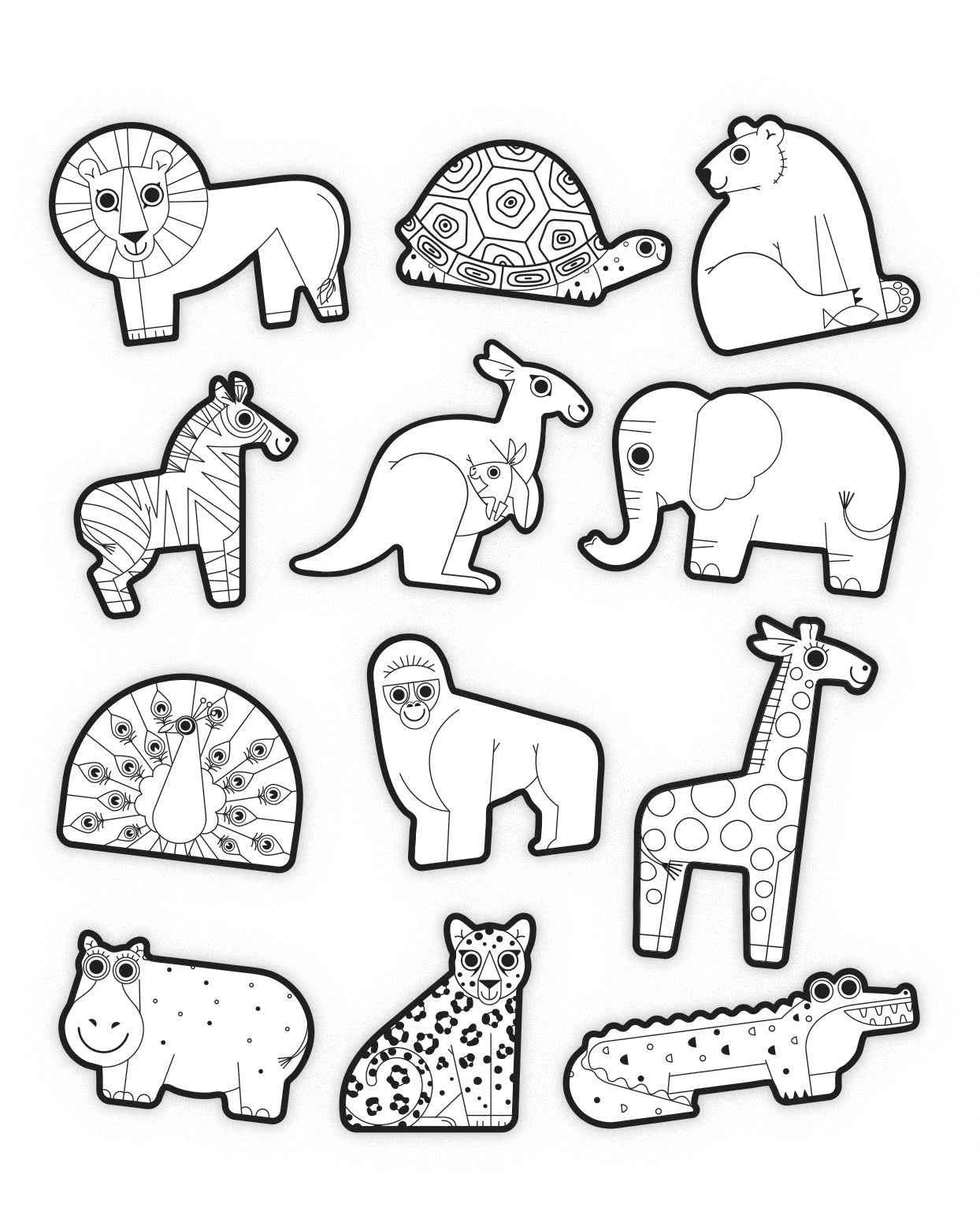 Coloring Stickers | Animals