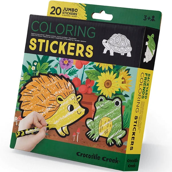 Coloring Stickers | Backyard Friends