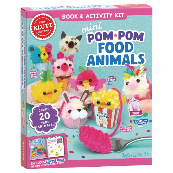 Mini Pom Pom Food Animals | Klutz