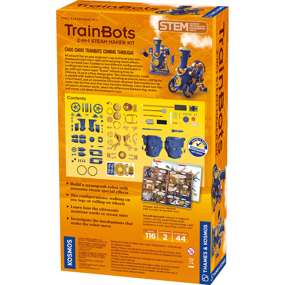TrainBots | 2 in 1 STEAM Maker Kit