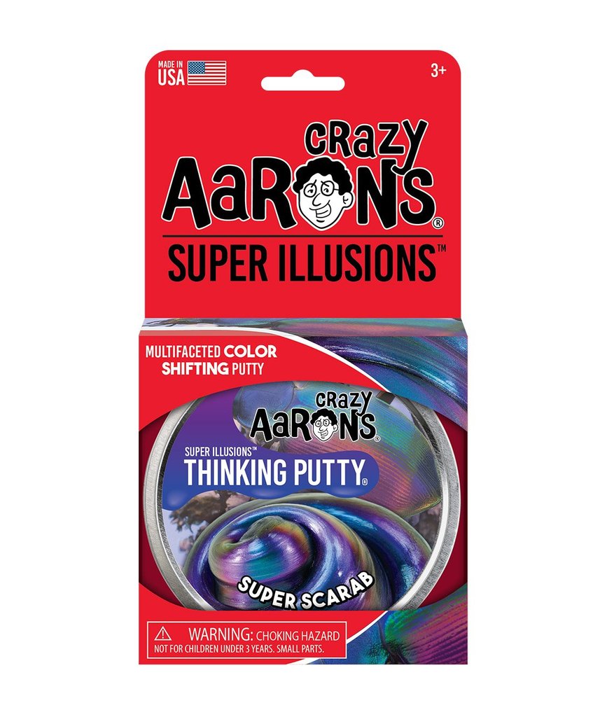 Crazy Aaron's Thinking Putty Super Illusions | Super Scarab Kaboodles Toy Store - Victoria