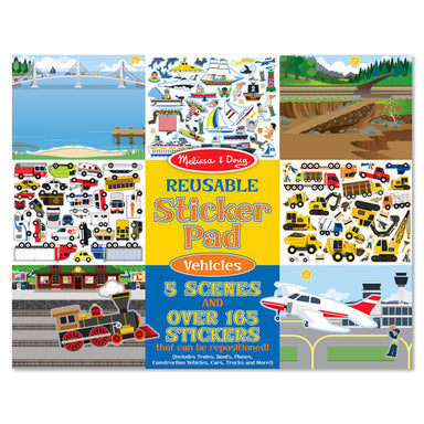 Reusable Sticker Pad | Vehicles Kaboodles Toy Store - Victoria