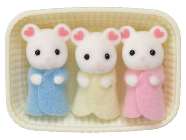 Calico Critters | Marshmallow Mouse Triplets Kaboodles Toy Store - Victoria