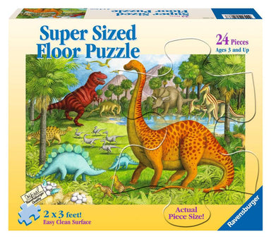 Dinosaur Pals 24 piece Super Sized Ravensburger Floor Puzzle Kaboodles Toy Store - Victoria