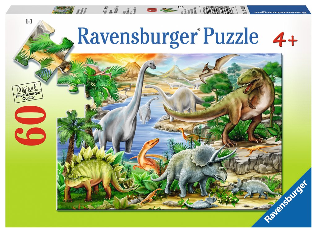 Prehistoric Life 60 piece Ravensburger  Puzzle Kaboodles Toy Store - Victoria