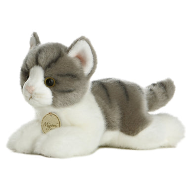 Grey and White Tabby Cat | Aurora Miyoni Kaboodles Toy Store - Victoria