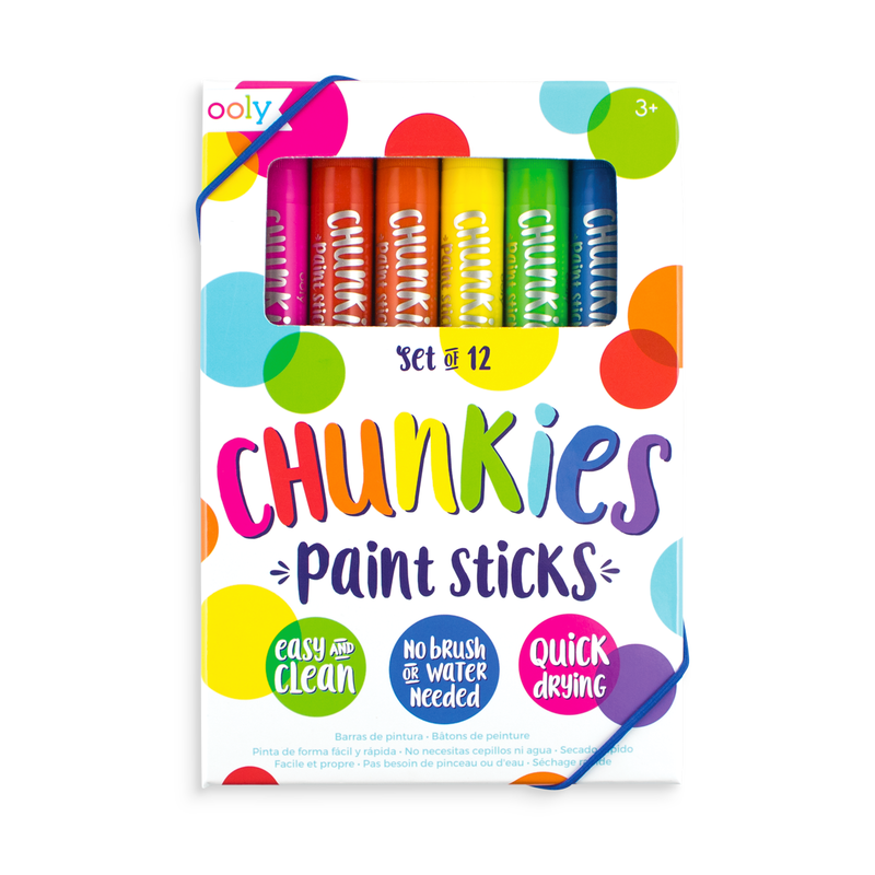 Chunkies Paint Sticks Set of 12 Classic | Ooly