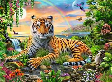Tiger at Sunset 300 piece XXL Ravensburger Puzzle Kaboodles Toy Store - Victoria