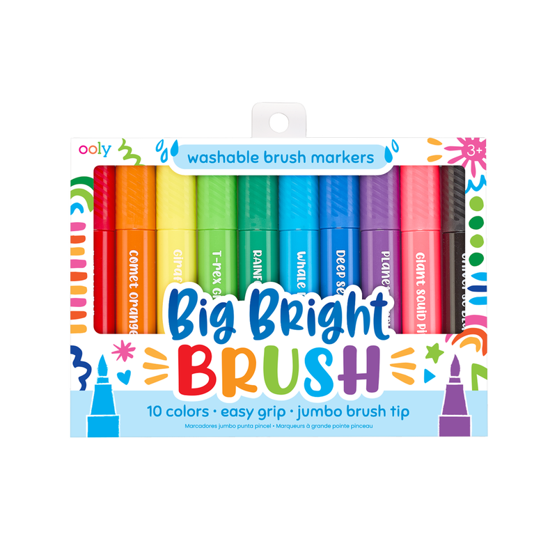 Big Bright Brush Markers | Set of 10